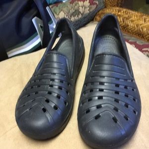 Plastic rubber slip ons